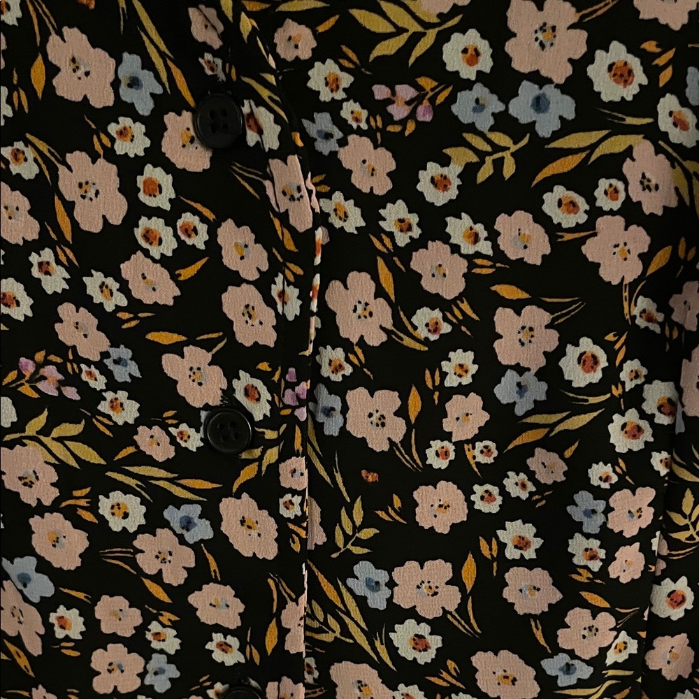 RD Style Black Floral Mini Dress - Picture 3 of 5